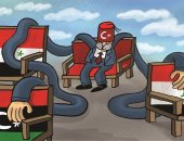 كاريكاتير إماراتى: أطماع أردوغان فى الدول العربية يحققها بالإرهاب 