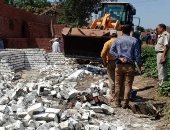  تنفيذ 49 حالة إزالة تعدى على أملاك الدولة خلال يوم واحد فى المنوفية