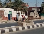 حملات نظافة وتجميل ورفع كفاءة الحدائق بمدينة كلابشة فى أسوان