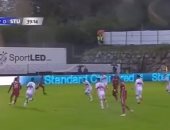 محمد صلاح يصنع هدفا فى تقدم ليفربول على شتوتجارت بالشوط الأول.. فيديو