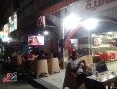 صور.. مقاهى كفر الشيخ تستقبل جمهور الأهلى والزمالك وسط إجراءات احترازية