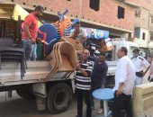 محافظة الجيزة ترفع 2000 حالة إشغال للمقاهى والمطاعم والمحال.. صور