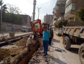صور ..رئيس مدينة أشمون يتابع أعمال إحلال وتجديد شبكات المياه بالمنوفية 