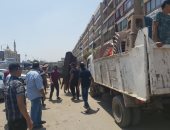 تحرير 367 محضر فى حملة إزالة إشغالات مكبرة بحى شرق شبرا الخيمة