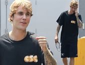  جاستن بيبر يعود للعمل فى لوس أنجلوس.. صور