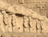 ماذا يحدث فى الكباش الـ 29 خلف الصرح الأول بمعبد الأقصر؟