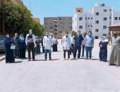تعافى 9 حالات جديدة من فيروس كورونا بمستشفى الواسطى ببنى سويف