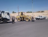 مدينة القرنة ترفع 45 طن مخلفات فى حملات تجميل المسارات السياحية غرب الأقصر