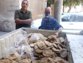 مصادرة 1450 رغيف خبز مدعم قبل بيعه بالسوق السوداء فى حملة بالمنيا