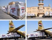 طائرتان عسكريتان محملتان بأطنان من المساعدات الطبية والغذائية تصل لبنان