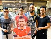 شباب عين شمس يدعمون مؤمن زكريا فى مرضه بصورة للاعب