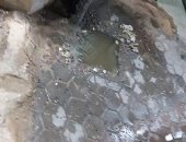 طفح الصرف الصحى فى عقار 9 بشارع وزارة الزراعة الدقى بالجيزة