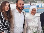 أحمد خالد صالح عن زواج شقيقته: "مش حقيقى"
