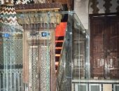 الآثار تنتهى من تركيب أول حاجز حماية حول منبر مسجد السلطان أبو العلا الأثرى