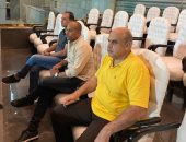 طارق مصطفى و أيوب و طاهر في مباراة الزمالك و المقاولون .. صور