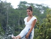 منى زكى فى جلسة تصوير جديدة: لا يوجد جنة على الأرض لكن توجد أجزاء منها