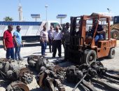 بالصور ..مواجهة حالات التعدى على أراضى الدولة بأحياء العامرية غرب الإسكندرية