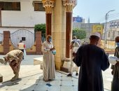 أذان الجمعة بصيغته الأساسية بمسجد عمر بن عبد العزيز فى بنى سويف .. فيديو