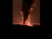 إجلاء 300 شخص فى ويلز عقب اشتعال النيران بعربات قطار يحمل "ديزل".. فيديو