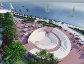 "كورنيش النيل" مشروع تخرج طالب بكلية الفنون الجميلة فى الأقصر.. صور