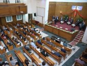 رئيس الطائفة الإنجيلية يشارك فى رسامة شيوخ جدد للكنيسة فى المنيا