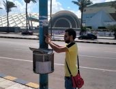 صور ..تأمين أعمدة الإنارة وتركيب أبواب عازلة وسط الإسكندرية استعدادا لفصل الشتاء