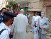 رفع وإزالة الإشغالات فى حملة مكبرة بمدينة ناصر ببنى سويف