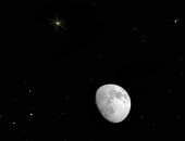 القمر الأحدب يقترن بزحل جوهرة النظام الشمسى فى ظاهرة تشاهد بالعين المجردة