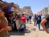 تنفيذ 10 قرارات إزالة إشغالات وتعديات بشوارع حى الضواحى فى بورسعيد