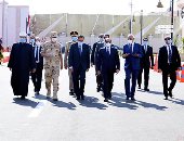 الرئيس السيسى يفتتح مسجد الشهيد فريق أول عبد المنعم رياض بالإسكندرية