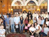 بطريرك الكاثوليك يكرم خريجى الثانوية العامة والدبلومات الفنية بكنيسة السجود  