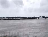 إعصار لورا يدفع نهر مسيسيبى إلى التدفق فى الاتجاه المعاكس.. فيديو وصور