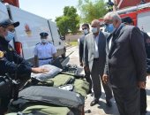 سيارات ومعدات حماية مدنية بالوادى الجديد بتكلفة 23 مليون جنيه.. صور 