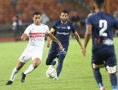 15 دقيقة .. التعادل السلبى يسيطر علي مباراة الزمالك وانبى.. صور
