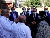 صور .. محافظ كفر الشيخ يتفقد الإنشاءات الجديدة بالمستشفى العام