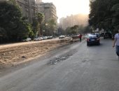 محافظة الجيزة تبدأ تطوير شارع جزيرة العرب.. صور 