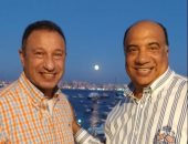 لقاء ودى يجمع محمد مصيلحى بـ الخطيب فى الإسكندرية