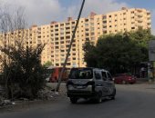 سيبها  علينا .. تهالك عمود انارة يهدد المارة فى طريق المريوطية  