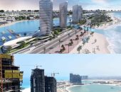 العلمين الجديدة قبل وبعد.. 23 برجا جديدا يحولها لمدينة عالمية ومدينة ثقافية وجامعات أهلية ودولية.. أول شاطئ عام لكل المصريين بطول 14 كم .. و164 مليار جنيه حجم الأعمال داخل المدينة الجديدة