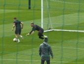 لاعبو ليفربول يتدربون على المراوغات والتسديد على المرمى قبل انطلاق البريميرليج