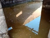 شكوى من غرق شوارع  بقرية سلوا قبلى بأسوان بمياه الصرف الصحى