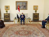 الرئيس السيسى يستقبل وزير خارجية البحرين فى قصر الاتحادية