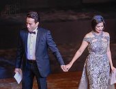 فيديو وصور.. سامح حسين وسهر الصايغ يقدمان احتفالية يوم المسرح المصري 