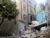 انهيار عقارين بحى الجمرك فى الإسكندرية دون إصابات