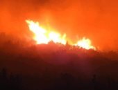 حريق هائل فى ريف مصياف بسوريا وفرق الإطفاء لم تسيطر عليه حتى الآن.. صور