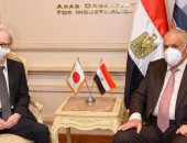 السفير اليابانى يزور العربية للتصنيع لبحث الشراكة وتوطين التكنولوجيا 