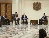 الرئيس السورى يبحث مع الوفد الروسى اتفاقات اقتصادية جديدة