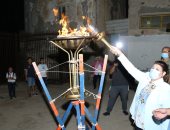 إضاءة شعلة "أولمبياد " الطفل المصرى فى نسخته الثانية بالإسكندرية
