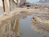 انتشار مياه الصرف الصحى بشارع الأوقاف فى منطقة الصفطاوى بالبراجيل