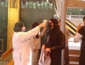 إجراءات احترازية أمام لجان جولة إعادة انتخابات مجلس الشيوخ بالمنوفية.. صور